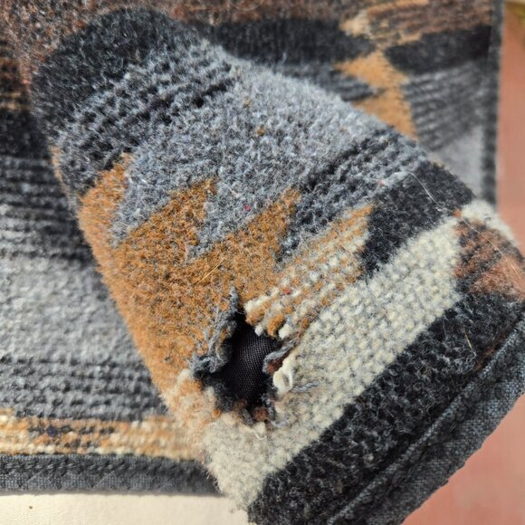 Nomadic Traders Co NTCO Southwestern wool blend button up jacket L - Picture 7 of 8